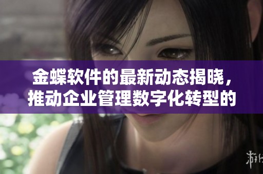 金蝶软件的最新动态揭晓，推动企业管理数字化转型的创新举措引关注