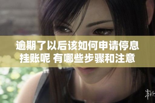 逾期了以后该如何申请停息挂账呢 有哪些步骤和注意事项需要了解