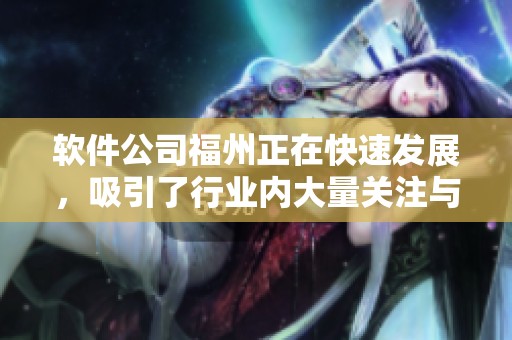 软件公司福州正在快速发展，吸引了行业内大量关注与投资