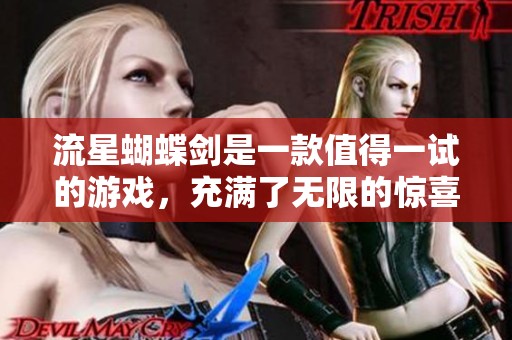 流星蝴蝶剑是一款值得一试的游戏，充满了无限的惊喜与挑战体验