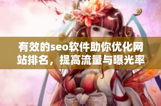 有效的seo软件助你优化网站排名，提高流量与曝光率