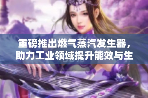 重磅推出燃气蒸汽发生器，助力工业领域提升能效与生产力