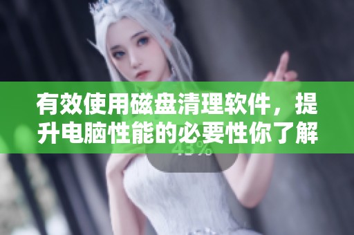 有效使用磁盘清理软件，提升电脑性能的必要性你了解吗