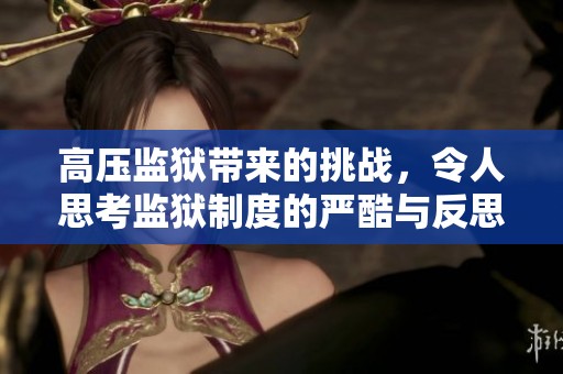 高压监狱带来的挑战，令人思考监狱制度的严酷与反思