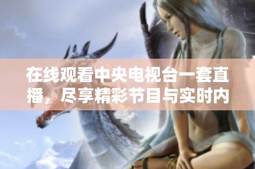 在线观看中央电视台一套直播，尽享精彩节目与实时内容！