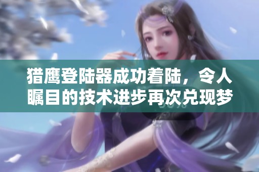 猎鹰登陆器成功着陆，令人瞩目的技术进步再次兑现梦想