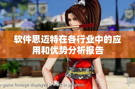 软件思迈特在各行业中的应用和优势分析报告