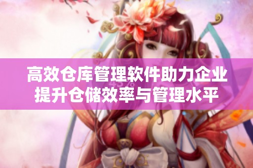 高效仓库管理软件助力企业提升仓储效率与管理水平