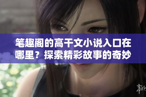 笔趣阁的高干文小说入口在哪里？探索精彩故事的奇妙世界吧！