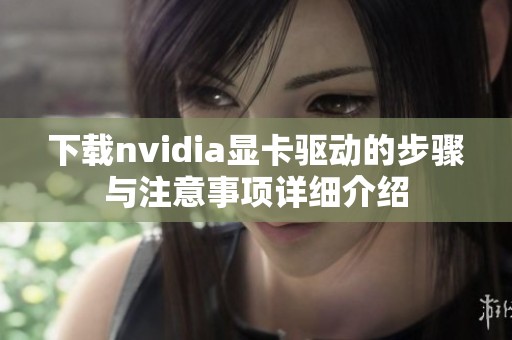下载nvidia显卡驱动的步骤与注意事项详细介绍