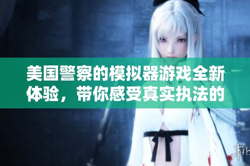 美国警察的模拟器游戏全新体验，带你感受真实执法的魅力