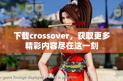下载crossover，获取更多精彩内容尽在这一刻