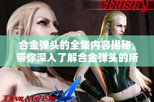 合金弹头的全集内容揭秘，带你深入了解合金弹头的所有经典作品！