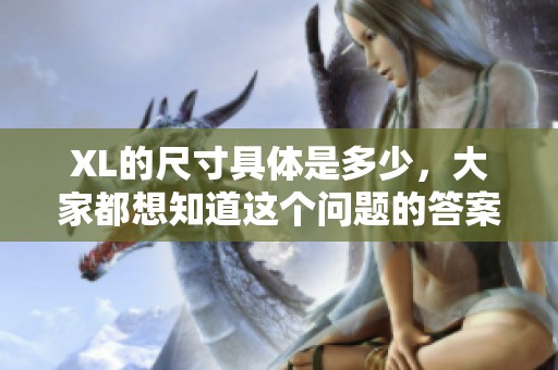 XL的尺寸具体是多少，大家都想知道这个问题的答案。