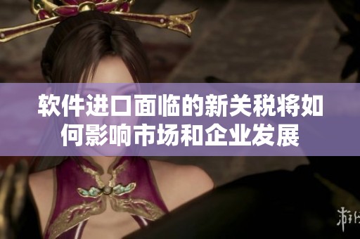 软件进口面临的新关税将如何影响市场和企业发展