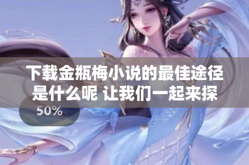 下载金瓶梅小说的最佳途径是什么呢 让我们一起来探索吧