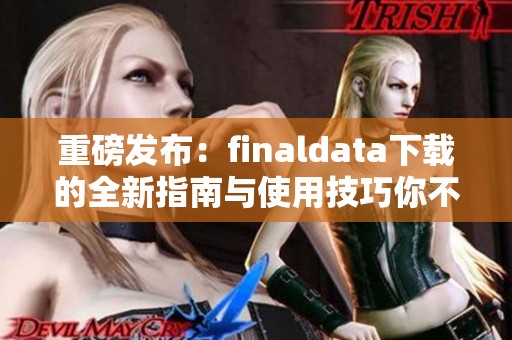 重磅发布：finaldata下载的全新指南与使用技巧你不可错过