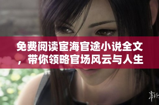 免费阅读宦海官途小说全文，带你领略官场风云与人生百态