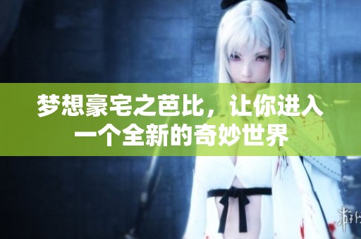 梦想豪宅之芭比，让你进入一个全新的奇妙世界