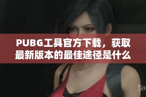 PUBG工具官方下载，获取最新版本的最佳途径是什么呢？