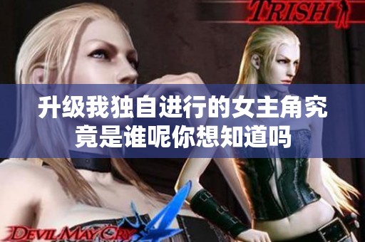 升级我独自进行的女主角究竟是谁呢你想知道吗