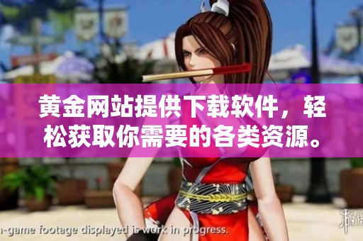 黄金网站提供下载软件，轻松获取你需要的各类资源。