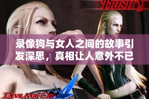 录像狗与女人之间的故事引发深思，真相让人意外不已