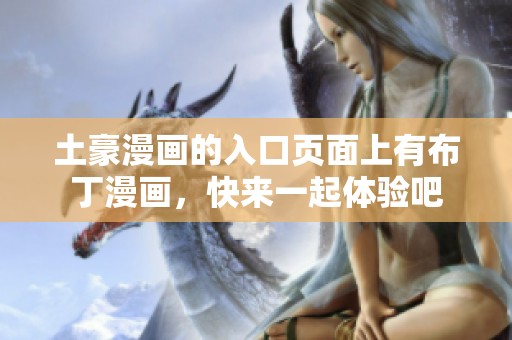 土豪漫画的入口页面上有布丁漫画，快来一起体验吧