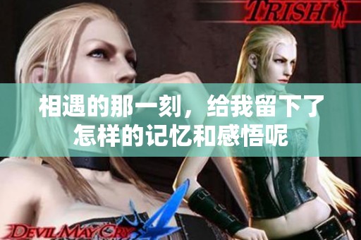 相遇的那一刻，给我留下了怎样的记忆和感悟呢