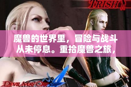 魔兽的世界里，冒险与战斗从未停息。重拾魔兽之旅，感受史诗般的传奇！