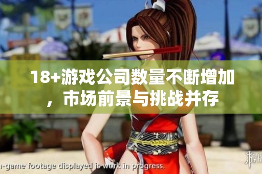 18+游戏公司数量不断增加，市场前景与挑战并存