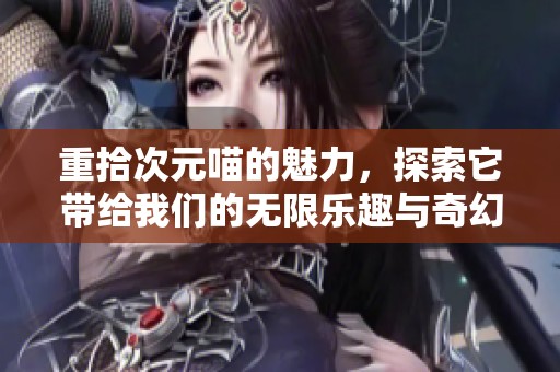 重拾次元喵的魅力，探索它带给我们的无限乐趣与奇幻冒险
