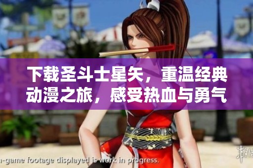 下载圣斗士星矢，重温经典动漫之旅，感受热血与勇气