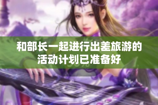 和部长一起进行出差旅游的活动计划已准备好