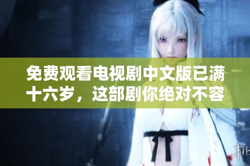 免费观看电视剧中文版已满十六岁，这部剧你绝对不容错过