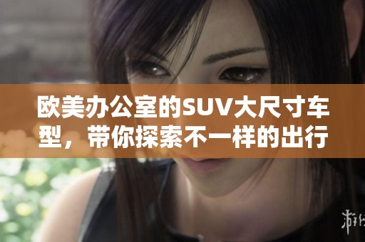 欧美办公室的SUV大尺寸车型，带你探索不一样的出行体验