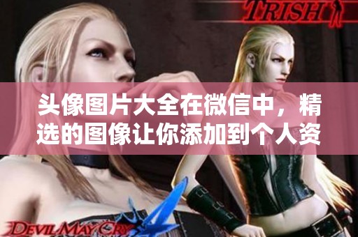 头像图片大全在微信中，精选的图像让你添加到个人资料中