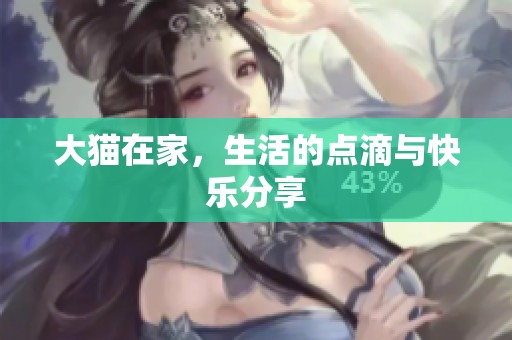 大猫在家，生活的点滴与快乐分享