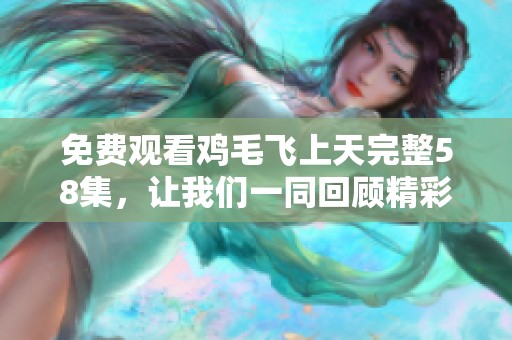 免费观看鸡毛飞上天完整58集，让我们一同回顾精彩内容！