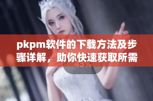 pkpm软件的下载方法及步骤详解，助你快速获取所需工具