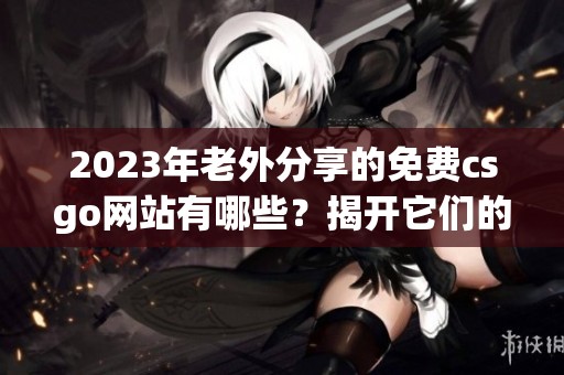 2023年老外分享的免费csgo网站有哪些？揭开它们的神秘面纱！