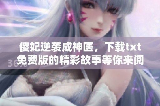 傻妃逆袭成神医，下载txt免费版的精彩故事等你来阅