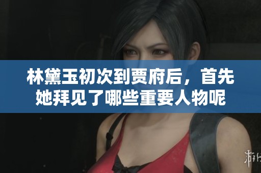 林黛玉初次到贾府后，首先她拜见了哪些重要人物呢