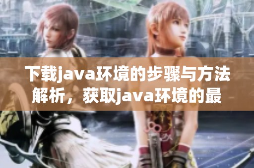 下载j**a环境的步骤与方法解析，获取j**a环境的最新版本指南
