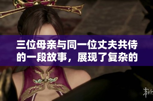 三位母亲与同一位丈夫共侍的一段故事，展现了复杂的家庭关系