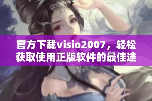 官方下载visio2007，轻松获取使用正版软件的最佳途径和方法