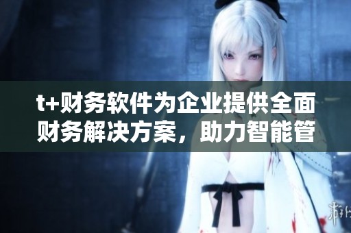 t+财务软件为企业提供全面财务解决方案，助力智能管理与决策升级