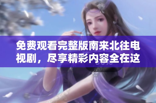 免费观看完整版南来北往电视剧，尽享精彩内容全在这里！