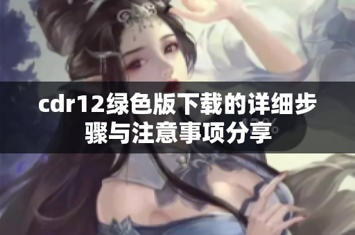 cdr12绿色版下载的详细步骤与注意事项分享