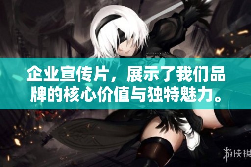 企业宣传片，展示了我们品牌的核心价值与独特魅力。让您深入了解企业文化与服务理念。